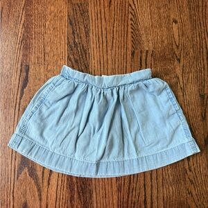 Cat & Jack Blue Bubble Toddler Mini Skirt w/ Shorts Underneath - Size 3t